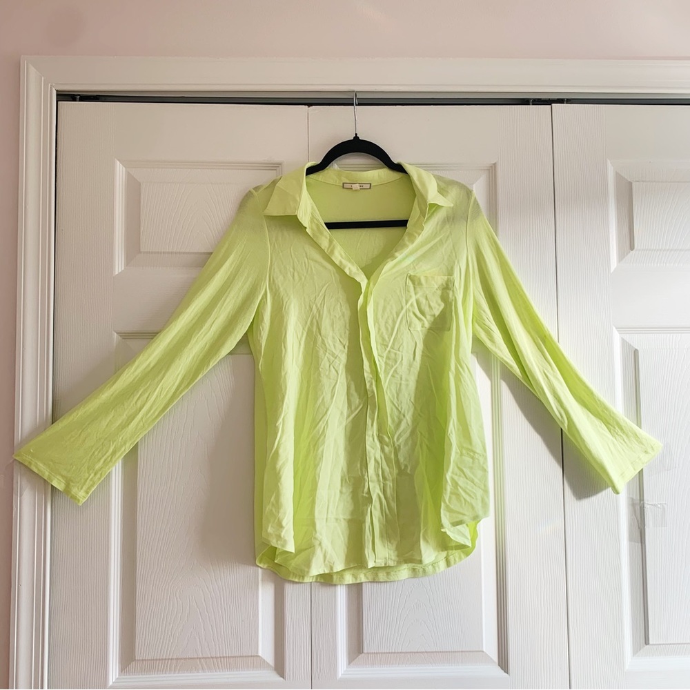 Pleione Neon Yellow Blouse